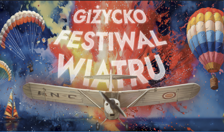 Festiwal wiatru Giżycko samoloty ultralekkie